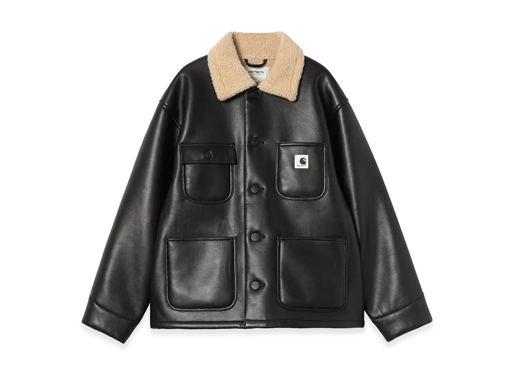 Carhartt WIP Women's Shepton OG Michigan Coat "Black/Natural"