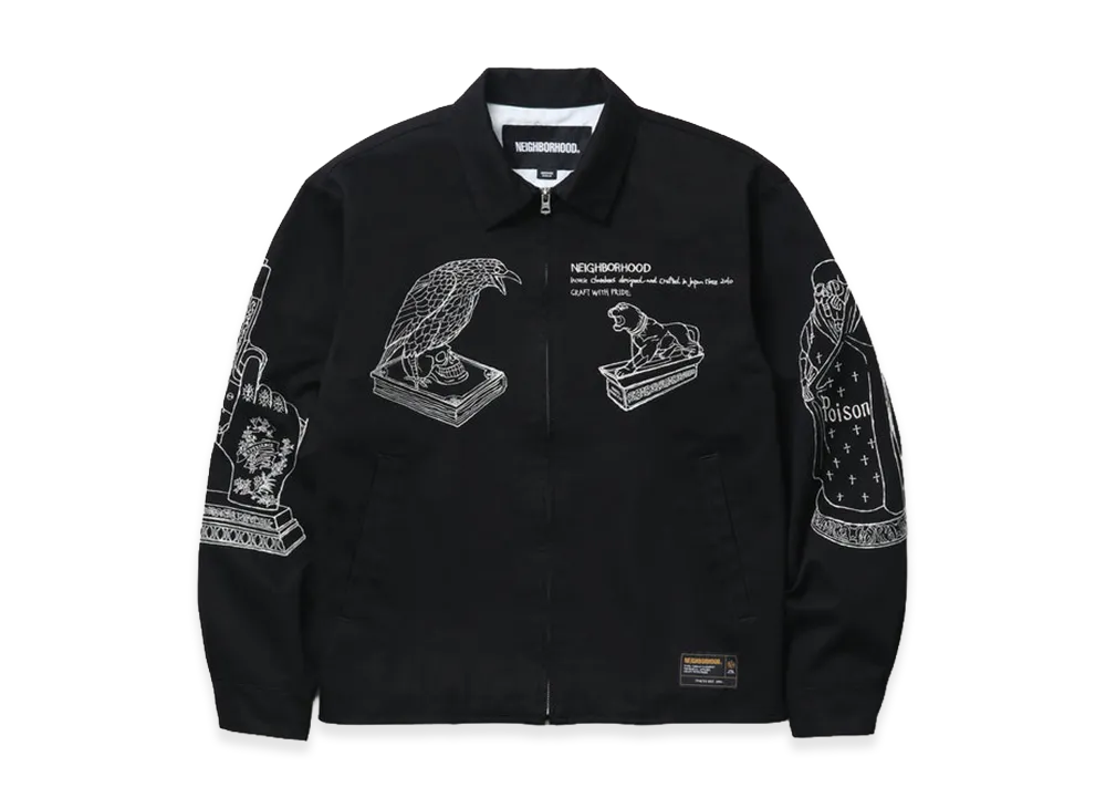 NEIGHBORHOOD x Schott Leather Combi MA-1 Jacket 