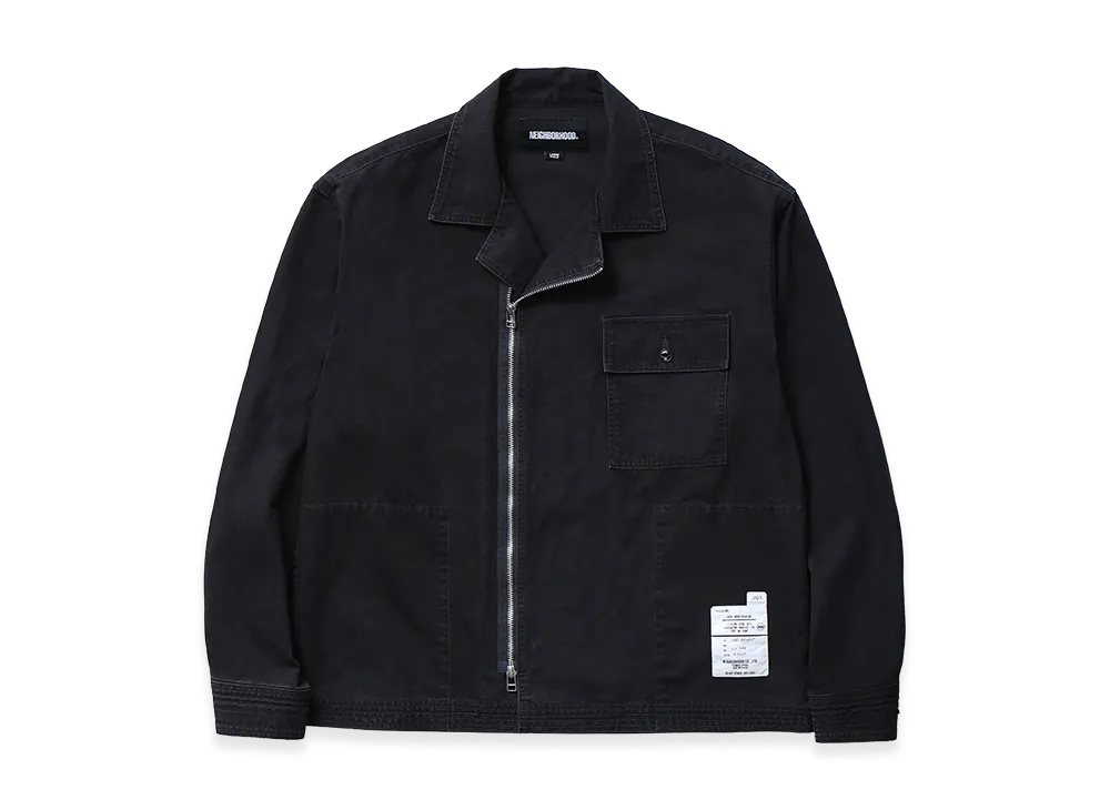 NEIGHBORHOOD Zip Field Shirt LS "Black"