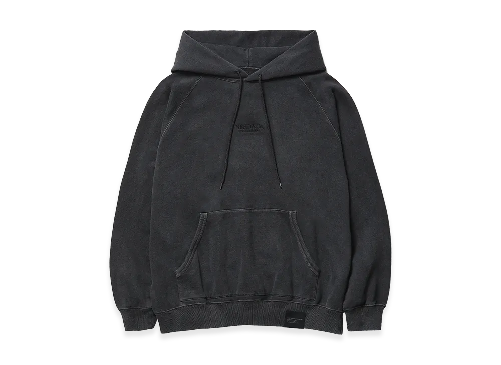 NEIGHBORHOOD Pigment Dyed Sweat Hoodie LS "Black"