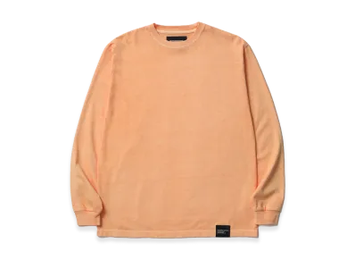 NEIGHBORHOOD Pigment Dyed Crewneck LS "Orange"