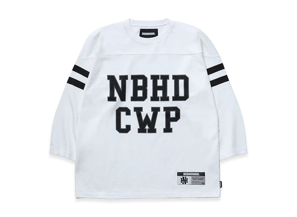 NEIGHBORHOOD Football Shirt LS "White"