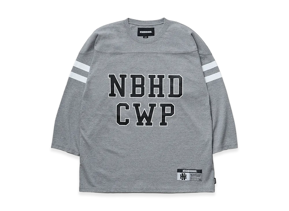 NEIGHBORHOOD Football Shirt LS "Gray"