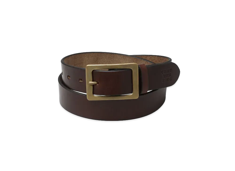 NEIGHBORHOOD Leather Belt "Brown"