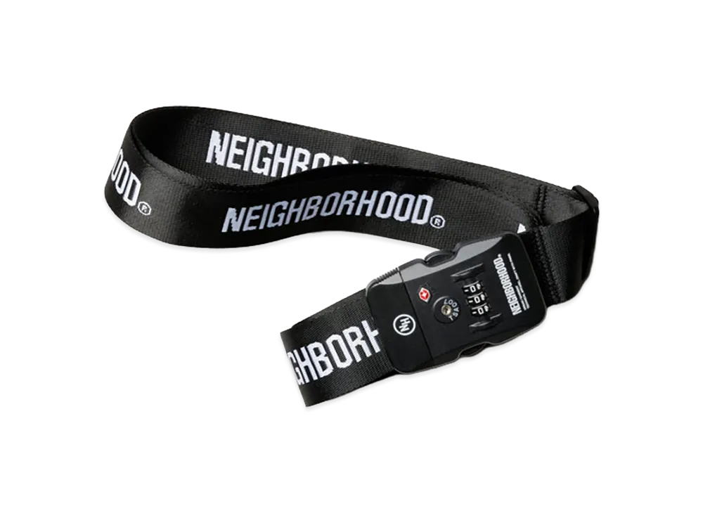 NEIGHBORHOOD CI Suitcase Belt "Black"
