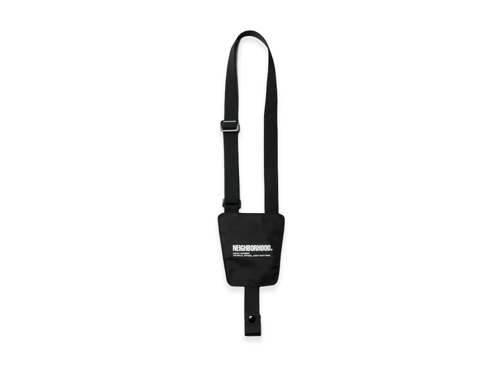 NEIGHBORHOOD CI Luggage Hold Band "Black"