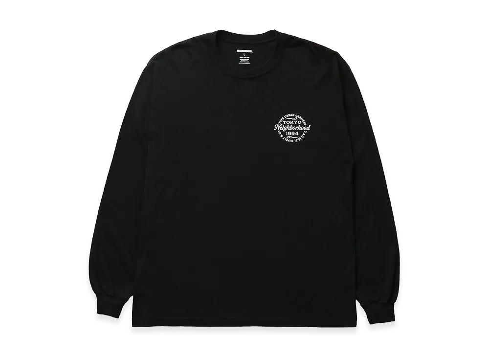 NEIGHBORHOOD NH . Tee LS-4 "Black"