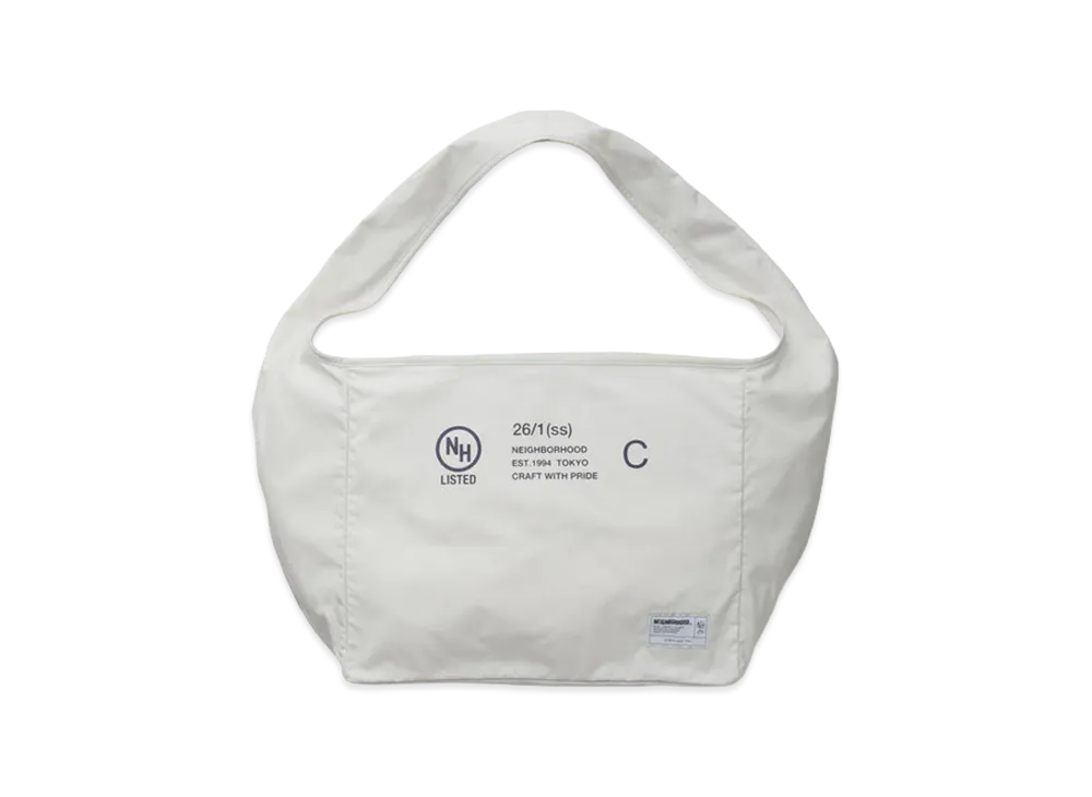 NEIGHBORHOOD Solid Newspaper Bag "Ivory"