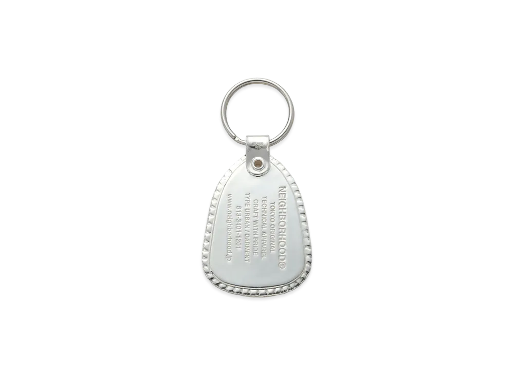 NEIGHBORHOOD Silver Advertising Keyholder "Silver"