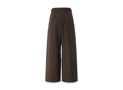 COMME des GARCONS HOMME Yarn-Dyed Cotton Serge Pants "Dark Brown"