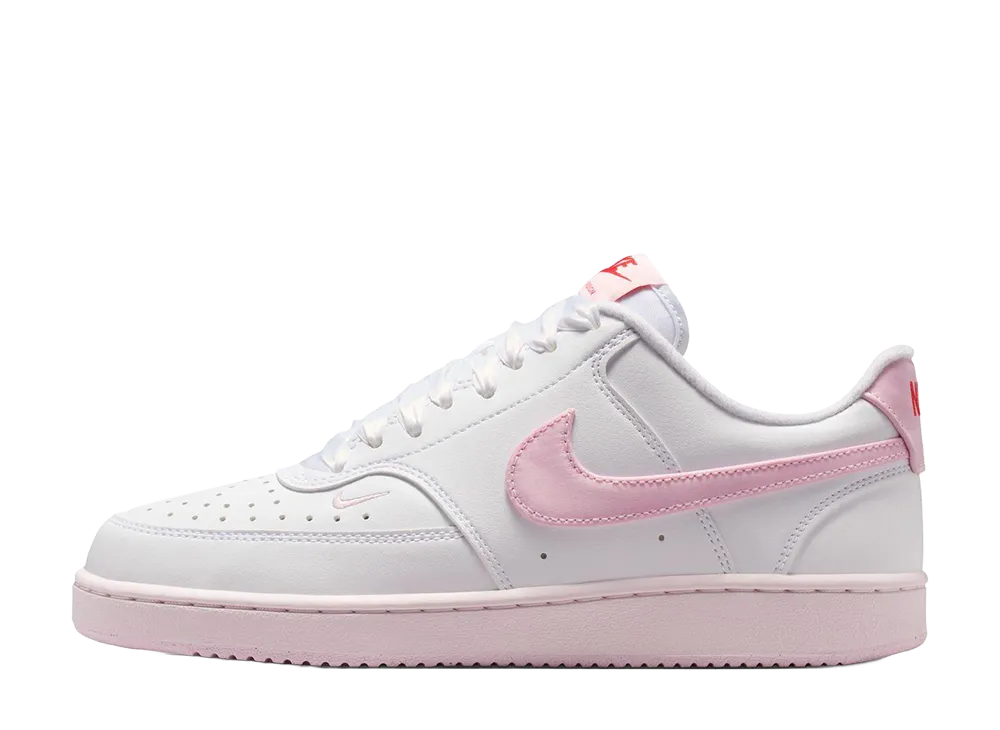 ナイキ ウィメンズ コートビジョン "ホワイト/ピンク"