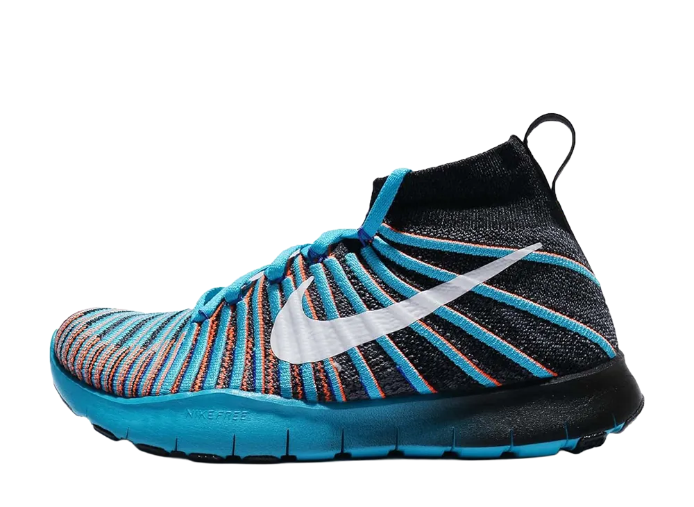 Nike Free TR Force Flyknit "Black/Chlorine Blue"