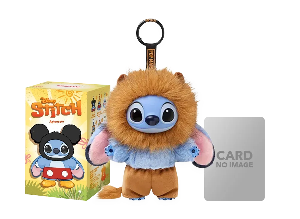 POP MART Stitch Adventure Series Plush Pendant Simba Stitch