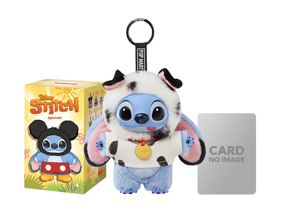 POP MART Stitch Adventure Series Plush Pendant Dalmatian Stitch