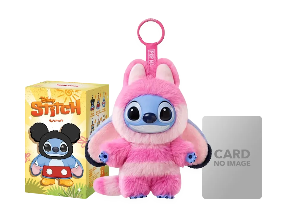 POP MART Stitch Adventure Series Plush Pendant Cheshire Cat Stitch