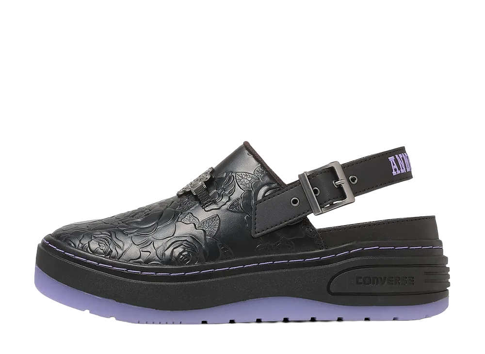アナ スイ × コンバース ウィメンズ ウエポン PLTS CLG OX "ブラック/パープル"