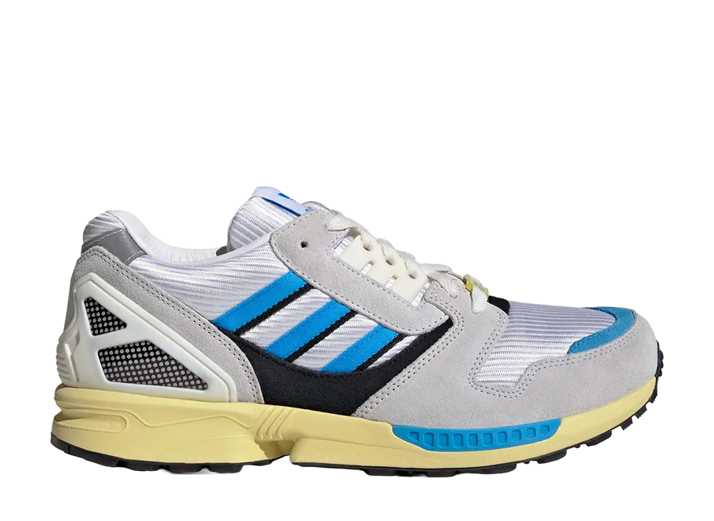 アディダス ZX 8000 MIG "クラウドホワイト/ルシッドアクアマリン/パウダーイエロー"