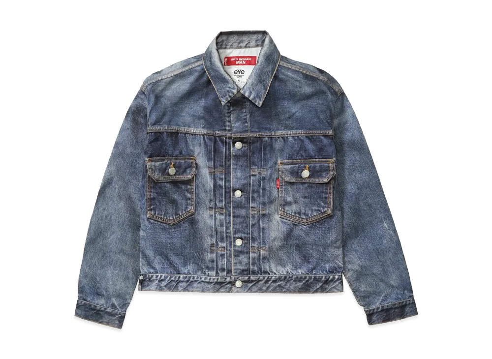 eYe JUNYA WATANABE MAN x LEVI'S x BerBerJin 507XX Denim Print Jacket "Indigo"