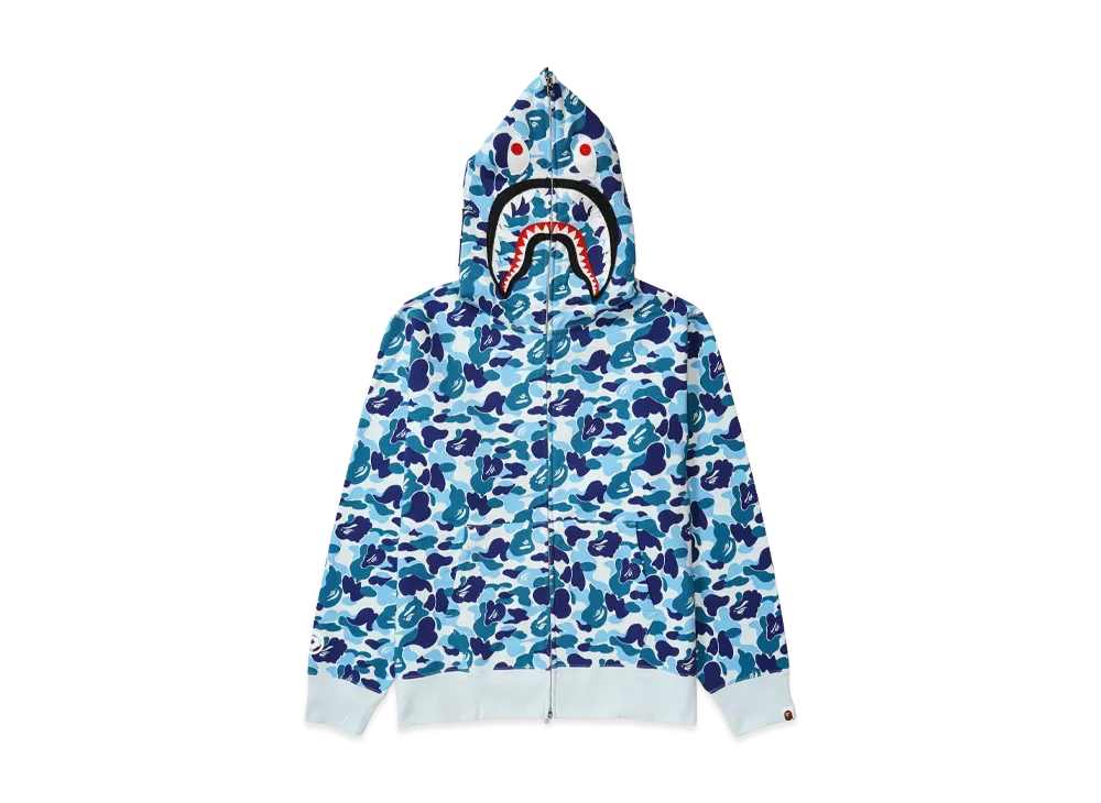 A BATHING APE Art Camo Shark Full Zip Hoodie 