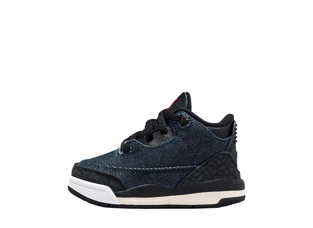 リーバイス × ナイキ TD ジョーダン3 レトロ "インディゴ アンド ジムレッド" (キッズ)