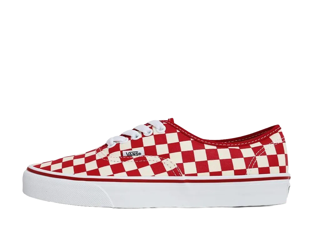 バンズ オーセンティック プライマリー チェック "レーシングレッド/ホワイト"
