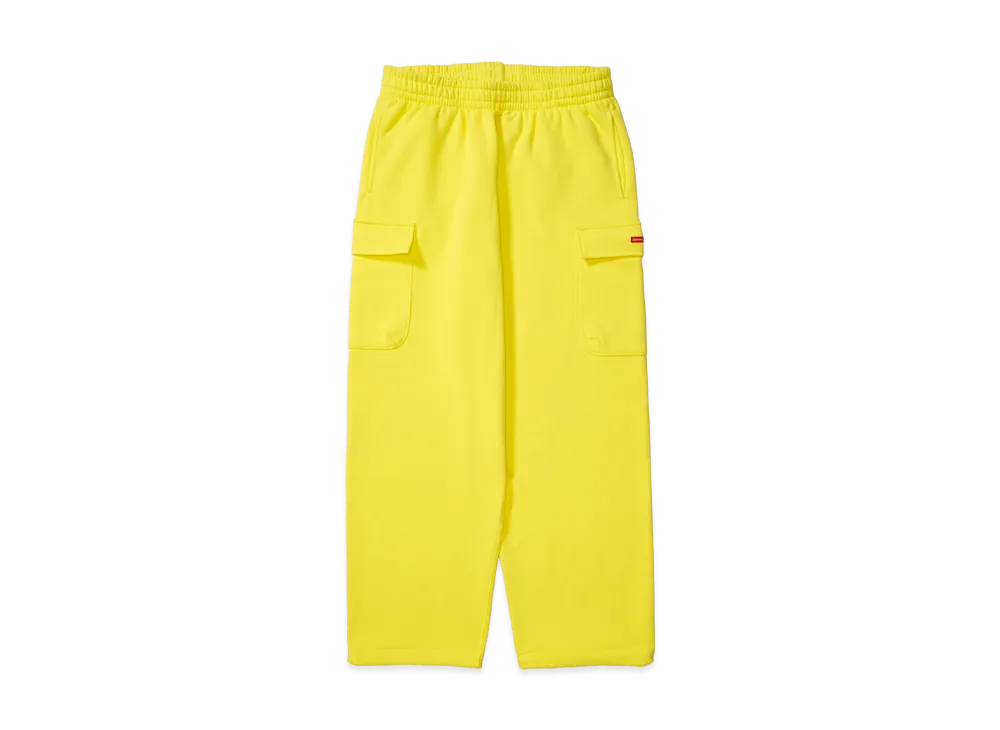 Supreme Small Box Cargo Sweatpant "Bright Yellow"
