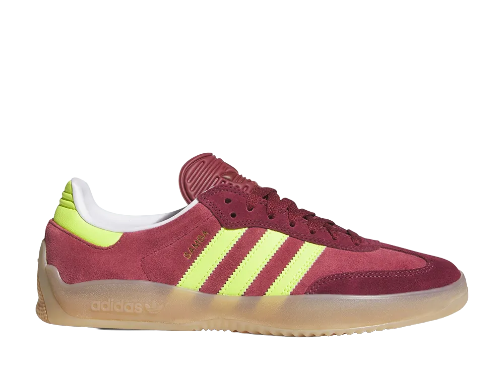 adidas Puig Samba "Maroon/Semi Solar Yellow/Shadow Red"