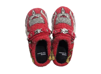 TOGA x SUBU Knit Slip-On "Red"