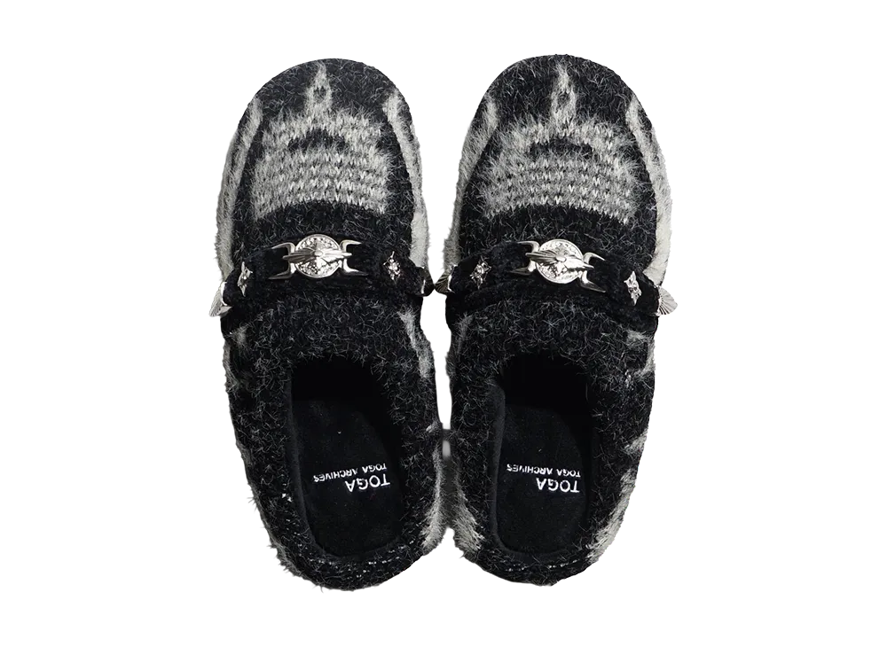 TOGA x SUBU Knit Slip-On "Black"