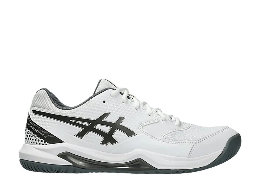 Asics Gel-Dedicate 8 Pickleball "White/Gunmetal"