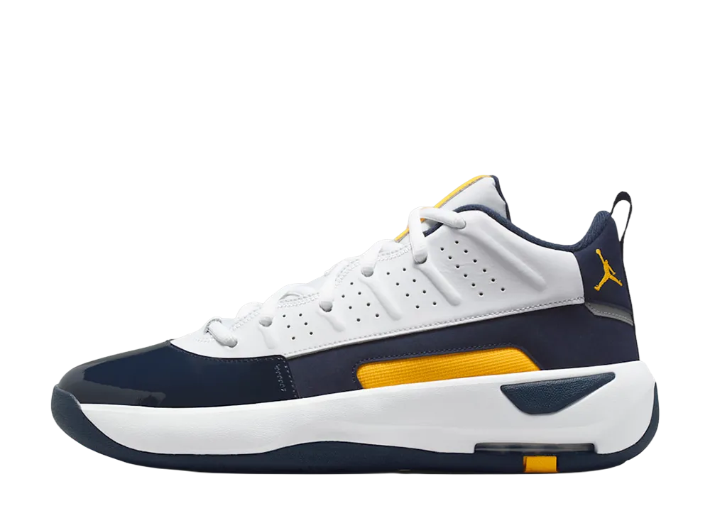 ナイキ ジョーダン マックス オーラ7 "ホワイト/オブシディアン/ユニバーシティゴールド"