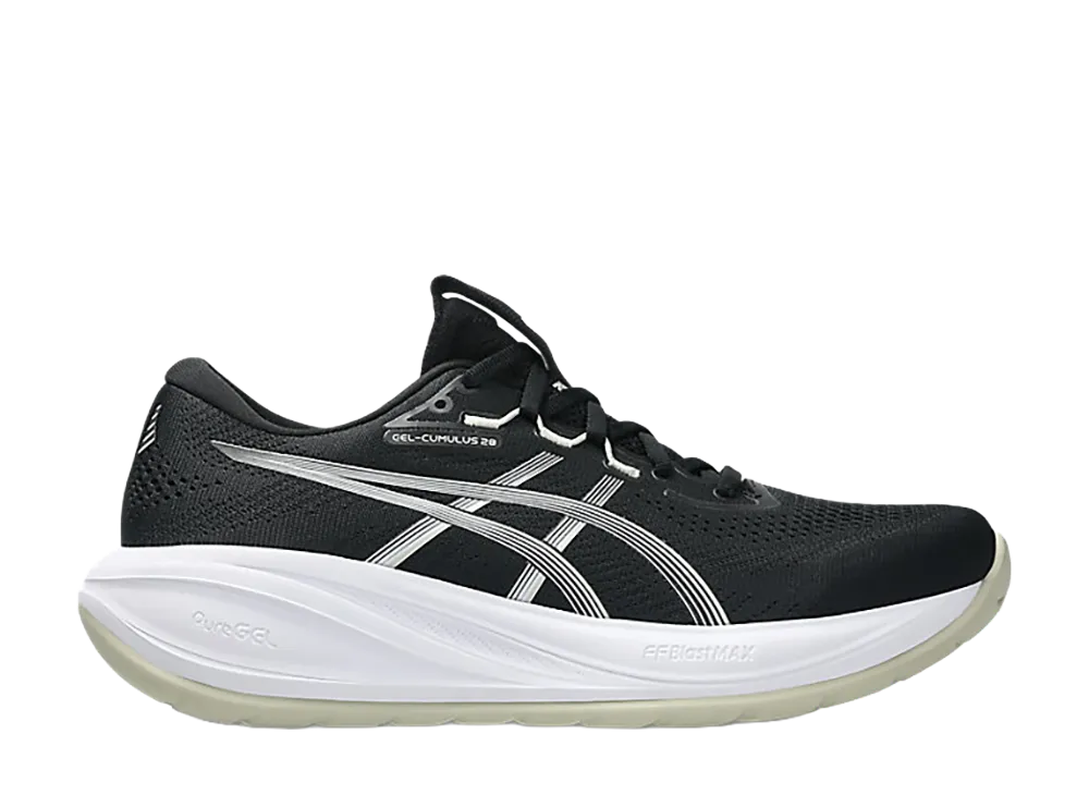 Asics Gel-Cumulus 28 Wide "Black/White"