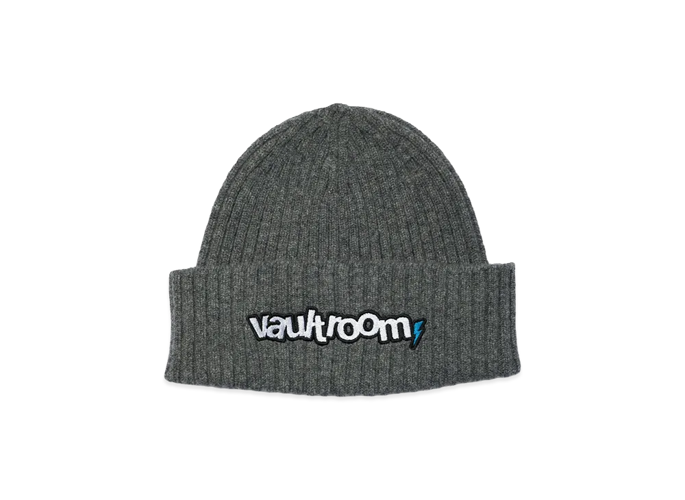 VAULTROOM Offset Logo Beanie "Gray"