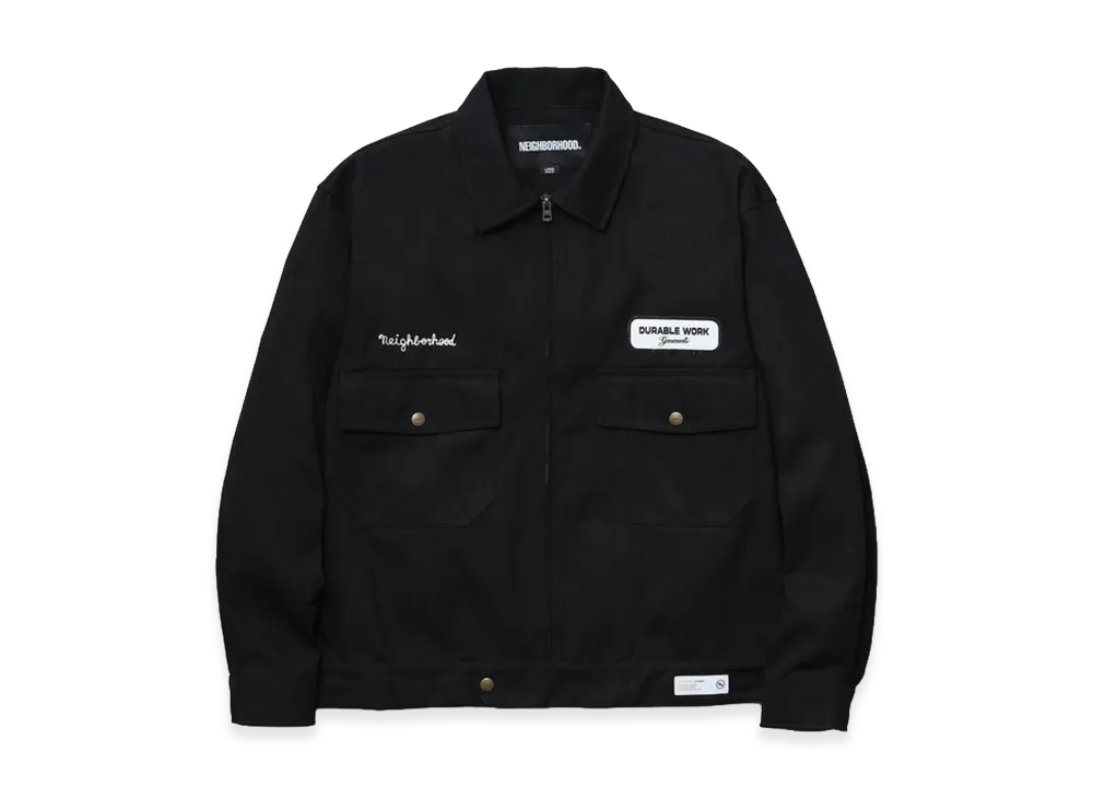 NEIGHBORHOOD Zip Work Jacket "Black"