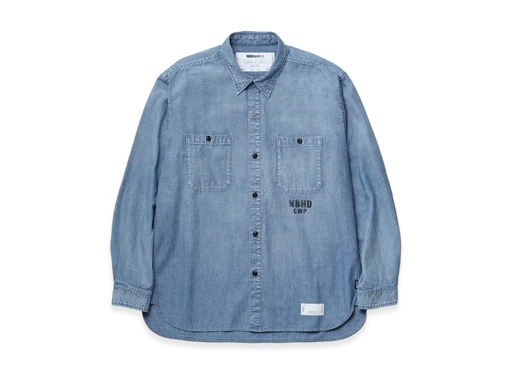 NEIGHBORHOOD Chambray Shirt LS "Indigo"