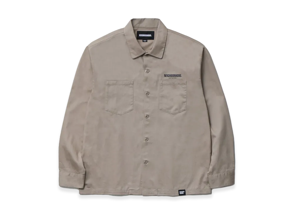 NEIGHBORHOOD Classic Work Shirt LS-2 "Beige"