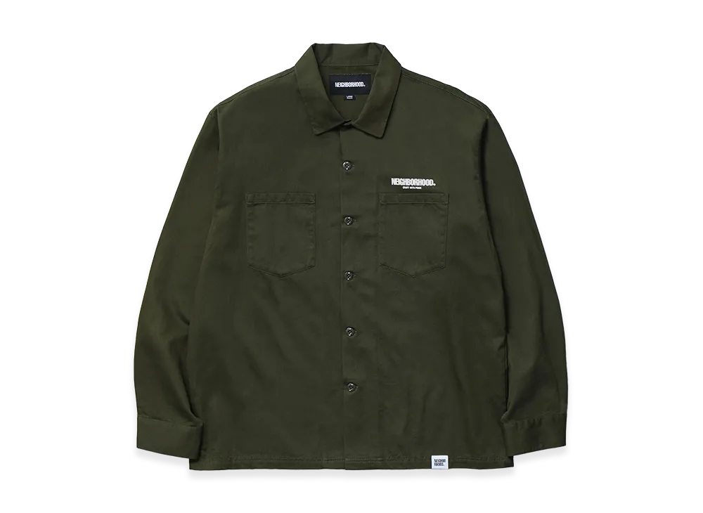 NEIGHBORHOOD Classic Work Shirt LS-2 "Olive Drab"