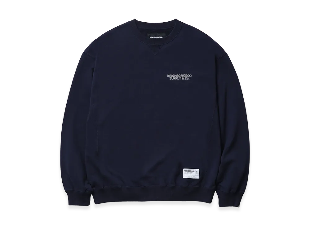 NEIGHBORHOOD Classic Sweat Shirt LS "Navy"
