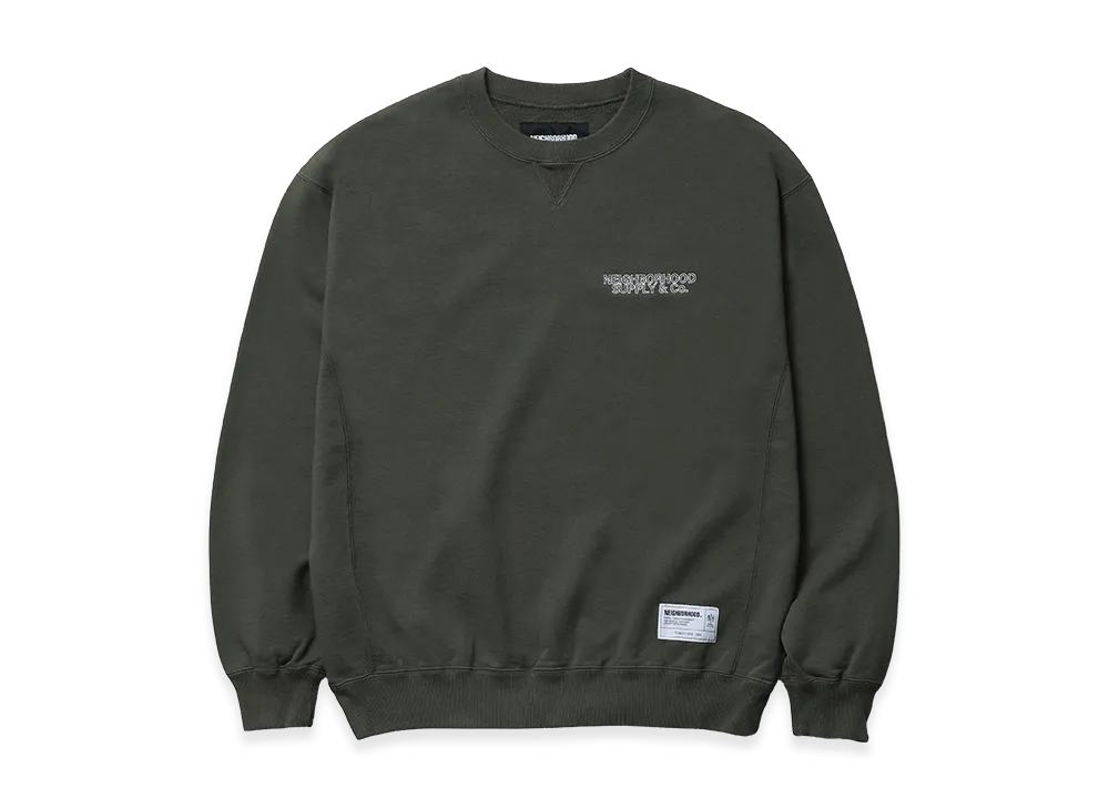 NEIGHBORHOOD Classic Sweat Shirt LS "Olive Drab"