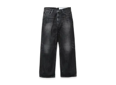 NEIGHBORHOOD Washed Denim DP Wide Pants "Black"