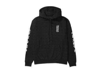 Chrome Hearts CH Plus All Over Print Horseshoe Hoodie "Black"