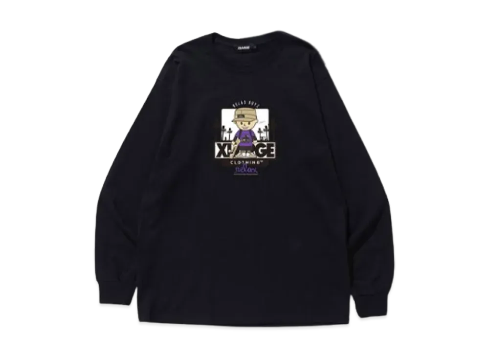 XLARGE L/S Tee Relaxboy Xlarge "Black"