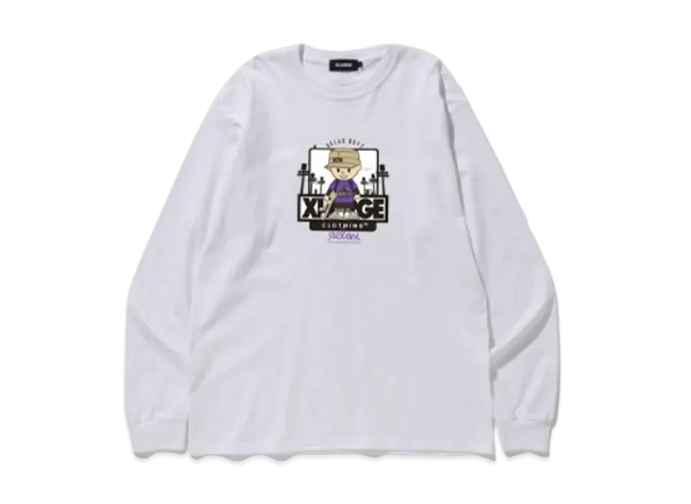 XLARGE L/S Tee Relaxboy Xlarge "White"