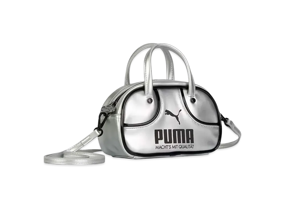 プーマ 1976 マイクログリップバッグ グレイシャル "グレー/プーマブラック"
