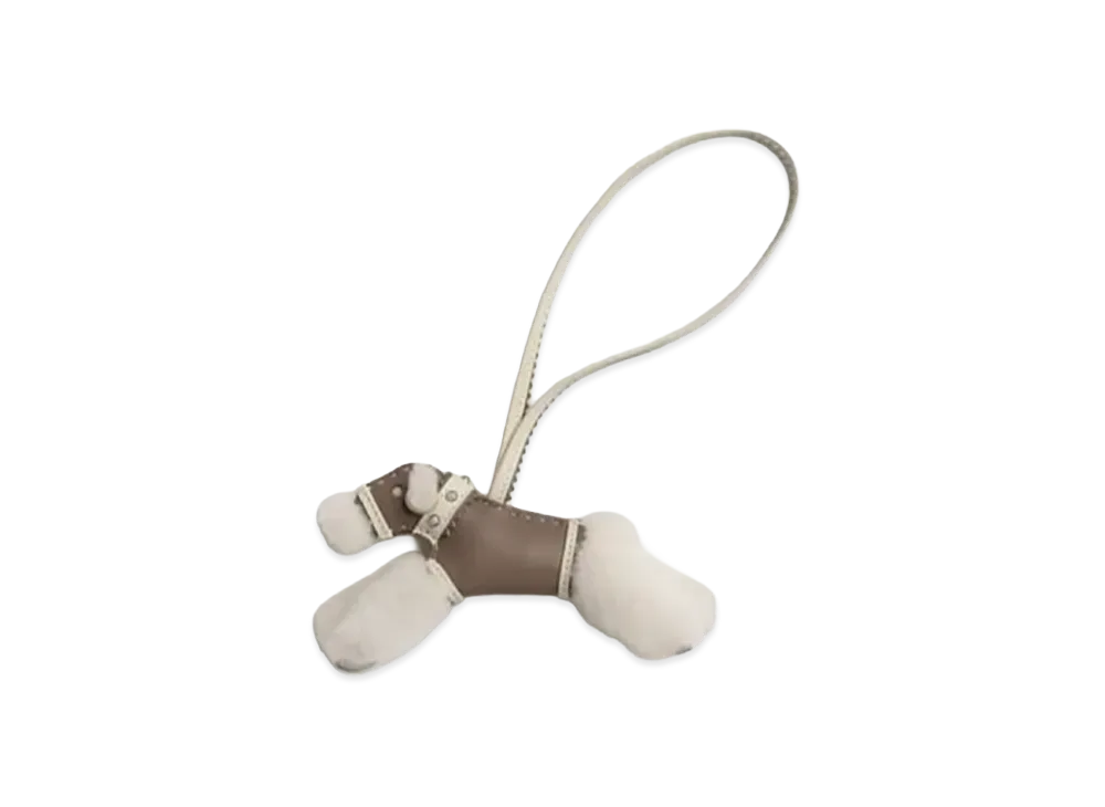 Hermes Budy Charm Etoupe "Ecru/Etoupe/Craie/Gris Etain"