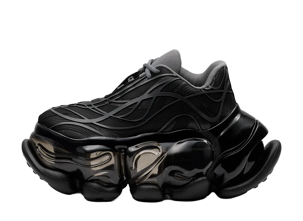 grounds SKYSCRAPER WIRE "Black/Black Solid"