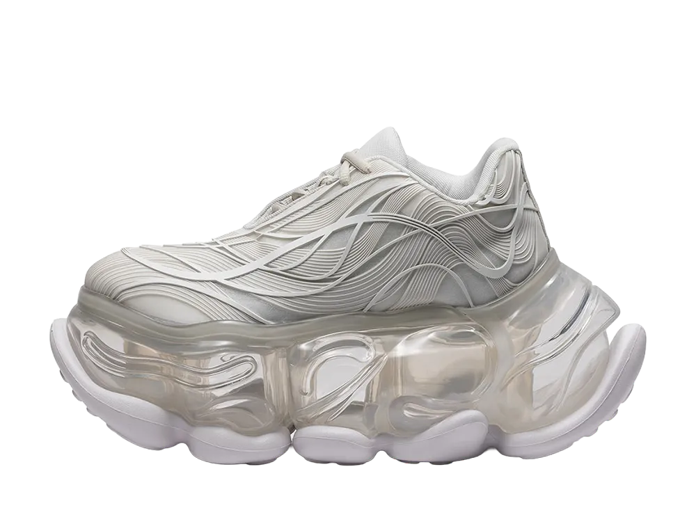 grounds SKYSCRAPER WIRE "White Gray/Clear"