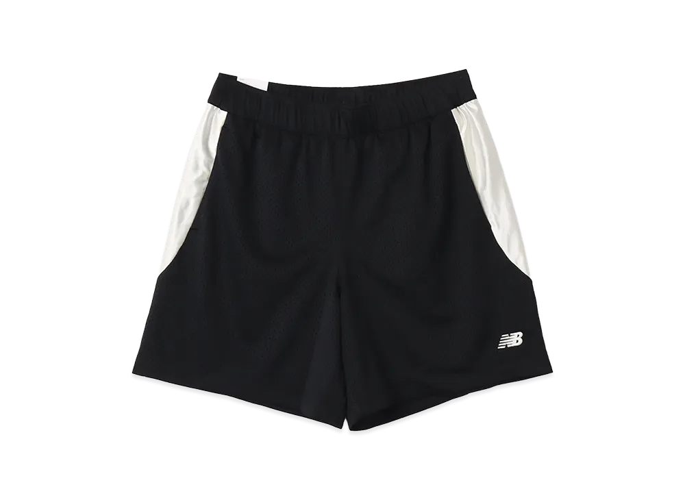 New Balance Basketball 7-Inch Mesh Shorts "Black"