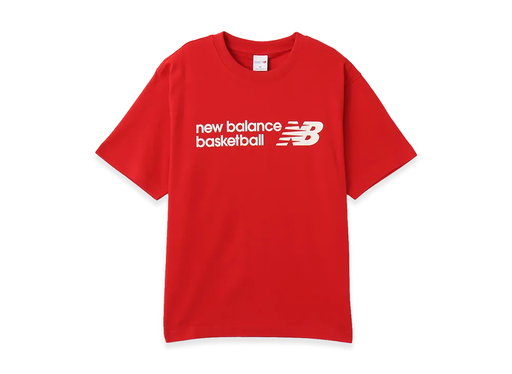 New Balance Basketball Logo Graphic T-Shirt "Red"