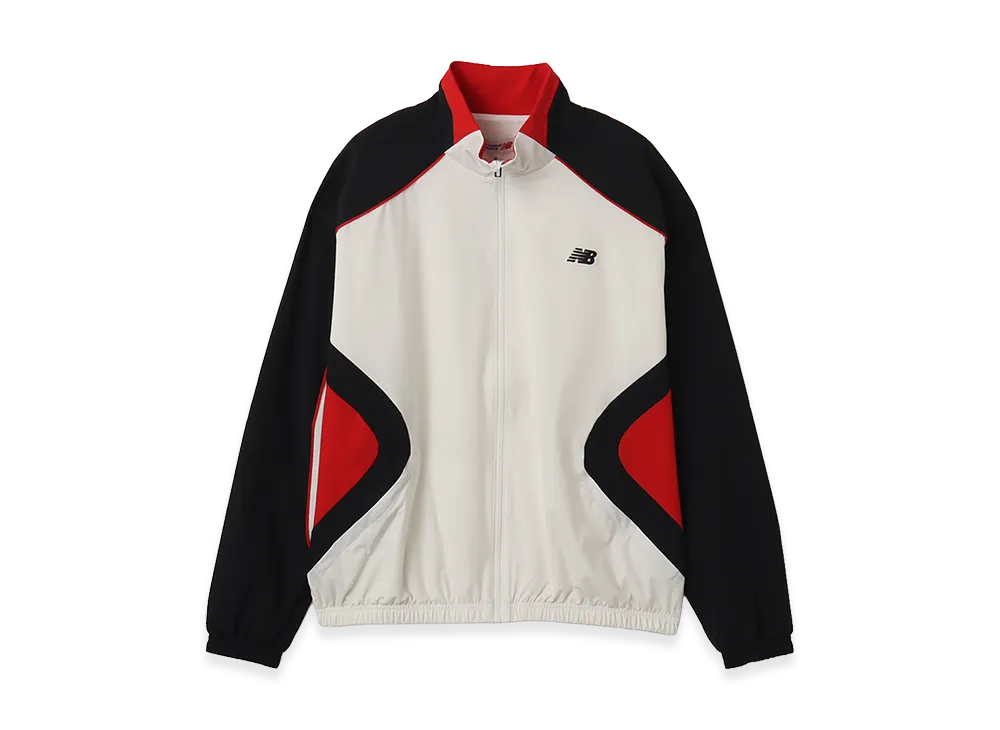 New Balance Basketball Color-Block Woven Jacket "White"